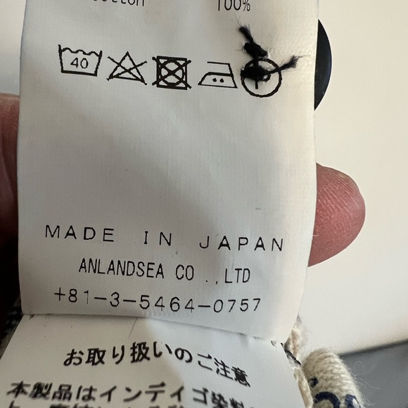 Sarahwear. Japanese made pinstripe wide leg dungaree overalls - Picture 7 of 7